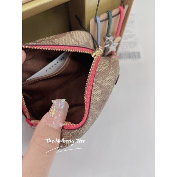 Coach C6996 Boxed Mini Cosmetic Case Hair Ties Disco Patches Heat Bear Gift Set - Picture 13 of 16